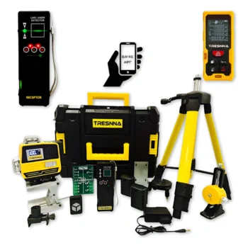 Nível Laser 16 Linhas Digital, Receptor 60 M, 2 Baterias - TN-G16LD Tresnna